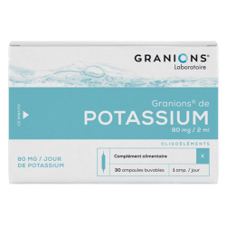 Granions de Potassium 30 ampoules buvable 60ml
