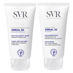 SVR Coffret Xerial 50 Extrême crème pieds 50ml + Xerial 30 Crème pieds 50ml