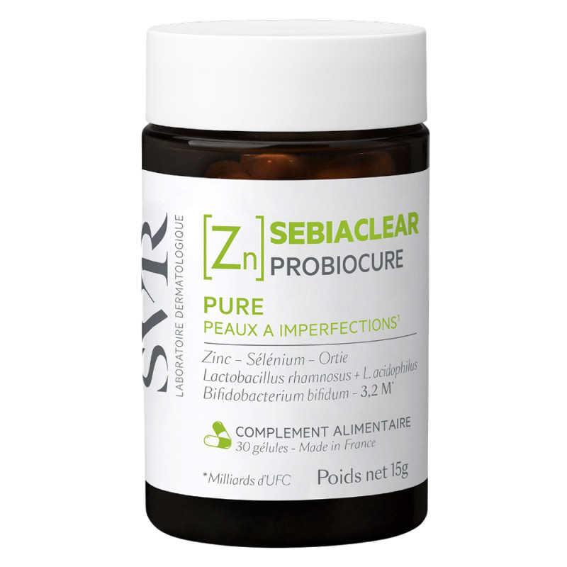 SVR Sebiaclear Probiocure Zn Pure 30 gélules
