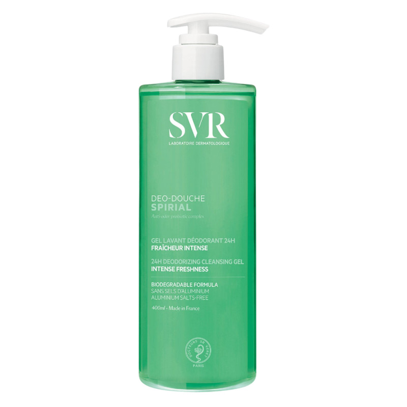 SVR Spirial Déo-Douche gel lavant déodorant 24h 400ml SVR Spirial Déo-Douche gel lavant déodorant 24h 400ml