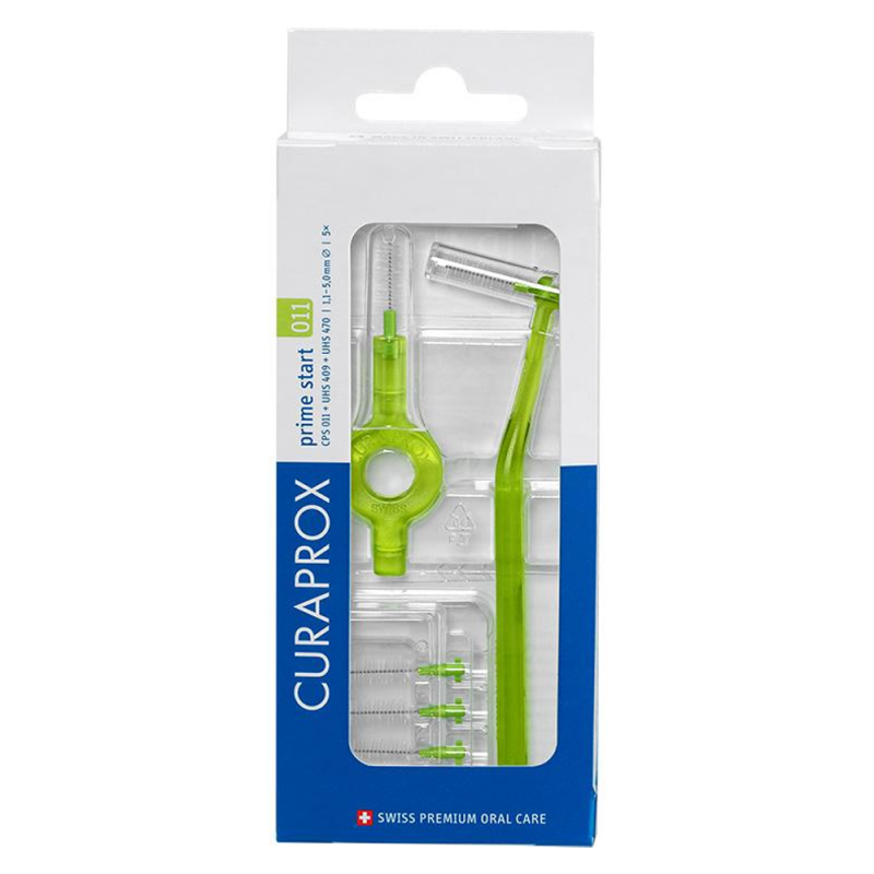 Curaprox CPS 011 Prime Start brossette interdentaire vert clair 5 pièces Curaprox CPS 011 Prime Start brossette interdentaire vert clair 5 pièces