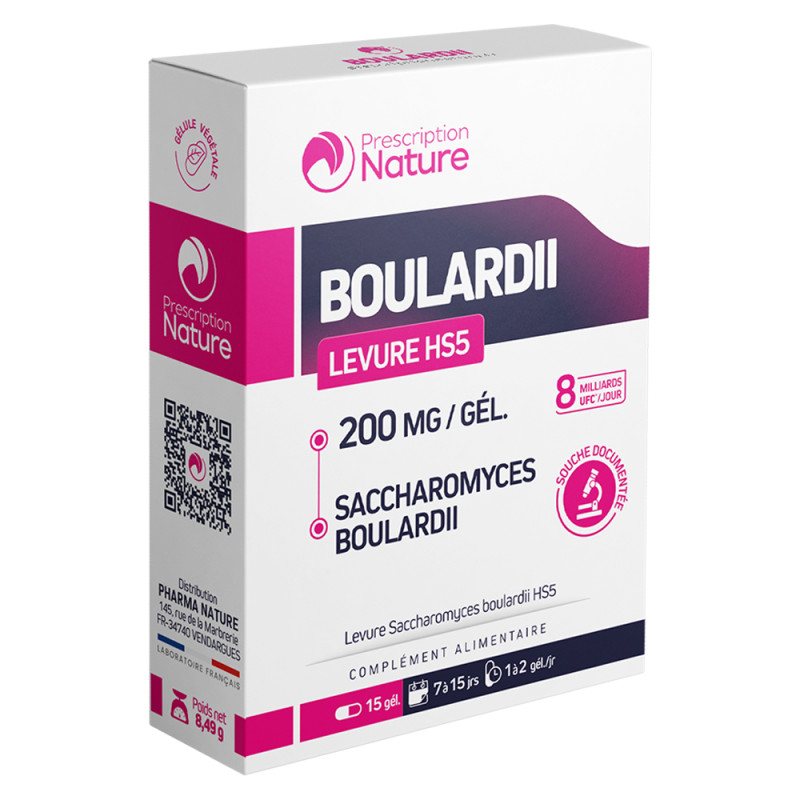 Prescription Nature Boulardii 30 gélules