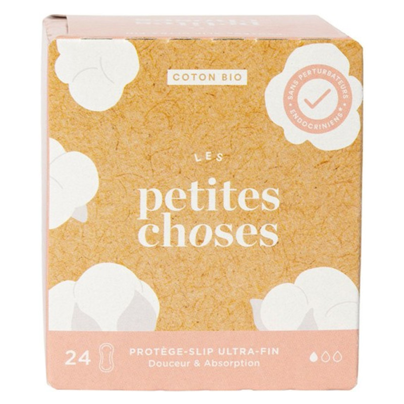 Les Petites Choses Protège-Slip Ultra-Fin coton bio boîte de 24 Les Petites Choses Protège-Slip Ultra-Fin coton bio boîte de 24