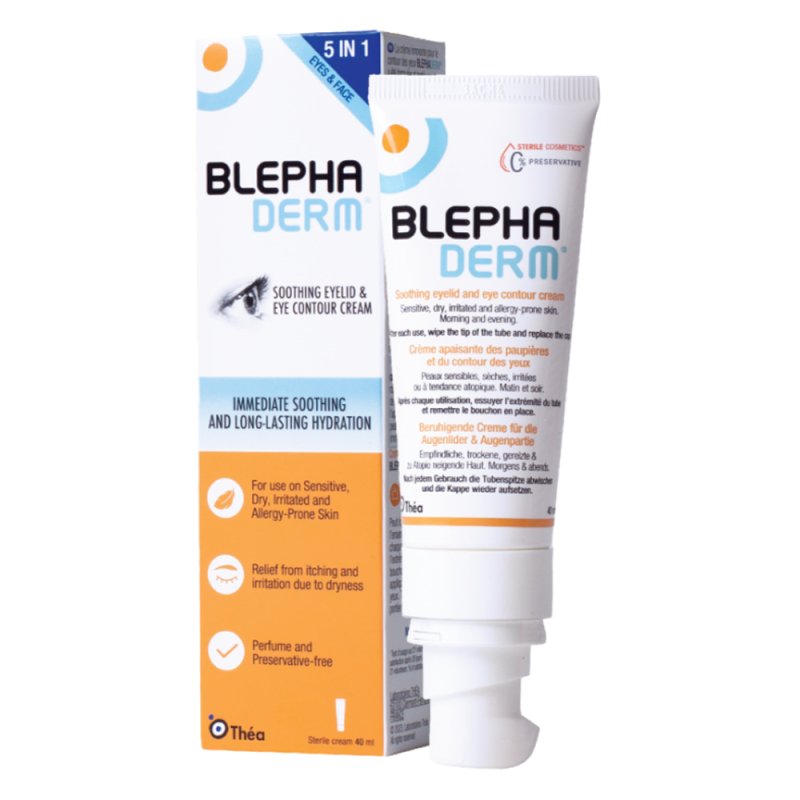 Blephaderm Crème apaisante paupières & contour yeux 40ml Blephaderm Crème apaisante paupières & contour yeux 40ml