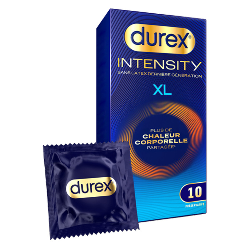 Durex Intensity XL 10 préservatifs Durex Intensity XL 10 préservatifs
