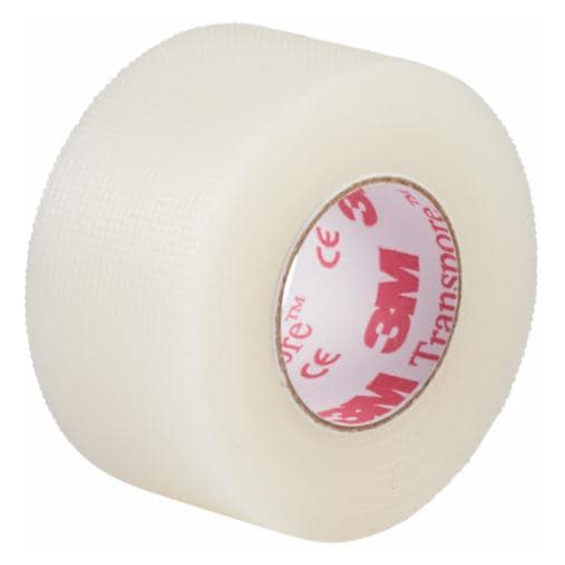 3M Transpore Sparadrap microperforé transparent 25mm x 5m