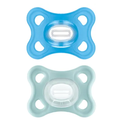 MAM Comfort 2 Sucettes en silicone bleu 2-6 mois