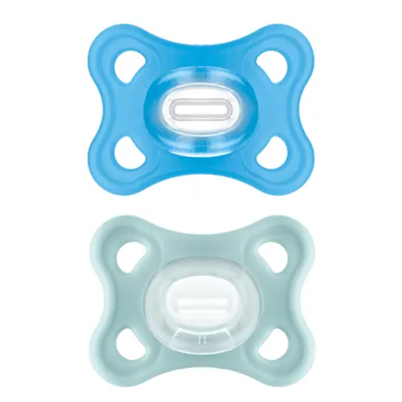 MAM Comfort 2 Sucettes en silicone bleu 2-6 mois MAM Comfort 2 Sucettes en silicone bleu 2-6 mois