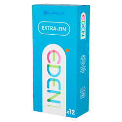 Eden Extra-Fin Latex lubrifié 12 préservatifs