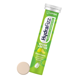 Upsa Hydrafizz Hydra +détox citron 16 comprimés effervescents