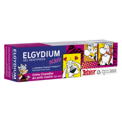 Elgydium Kids Astérix Gel Dentifrice 3/6 ans arôme grenadine 50ml