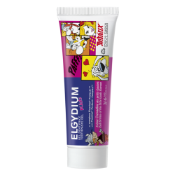 Elgydium Kids Astérix Gel Dentifrice 3/6 ans arôme grenadine 50ml