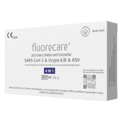 Fluorecare Test combiné 4en1 SARS-CoV-2+Grippe A/B & RSV