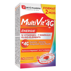 Forté Pharma Multivit'4G Énergie 60 comprimés