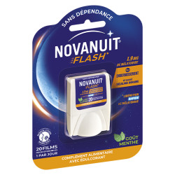 Novanuit Flash Goût menthe 20 films orodispersibles