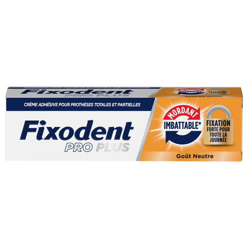 Fixodent Pro Plus Mordant Imbattable  Crème adhésive 40gr