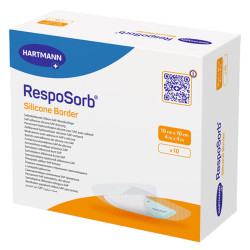 Hartmann RespoSorb Silicone Border 10 x 10 cm 10 pièces