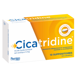 Cicatridine Acide Hyaluronique 10 Suppositoires