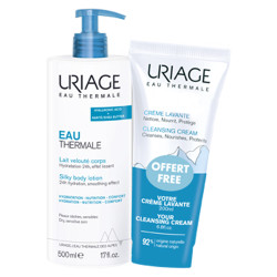 Uriage Lait velouté corps 500ml + Crème lavante 200ml