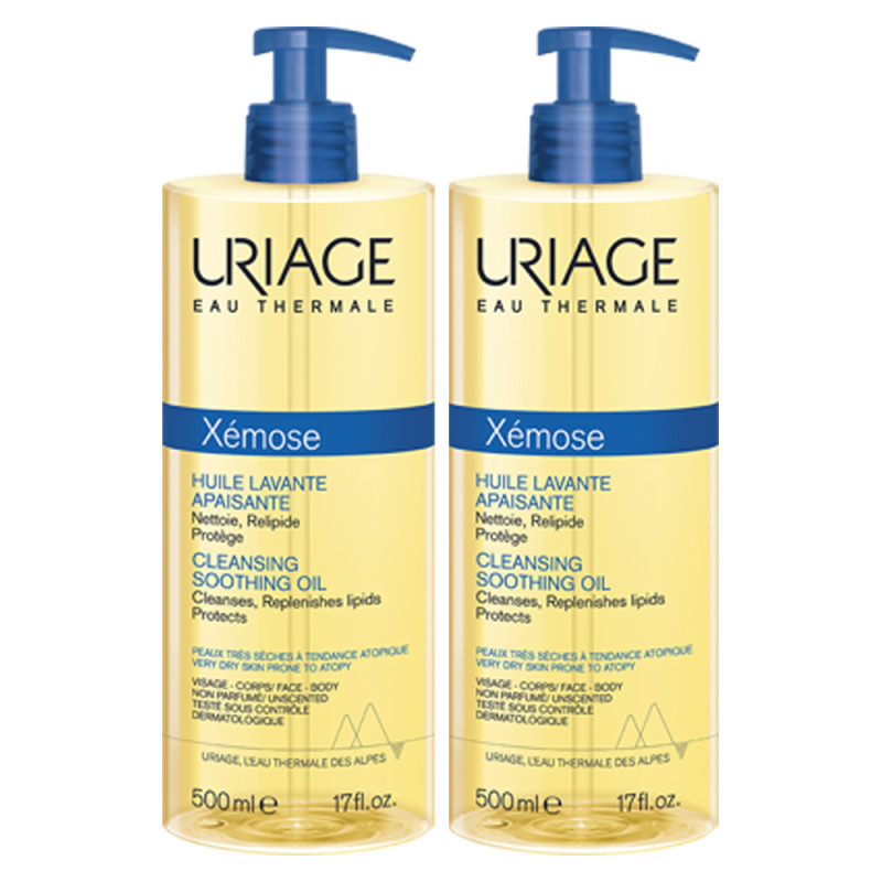 Uriage Xémose Huile lavante apaisante lot de 2x500ml Uriage Xémose Huile lavante apaisante lot de 2x500ml
