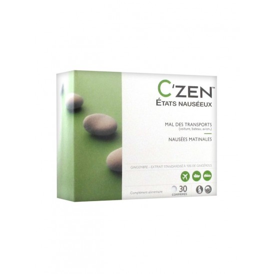 Bausch & Lomb C'Zen États Nauséeux 30 Comprimés Bausch & Lomb C'Zen États Nauséeux 30 Comprimés