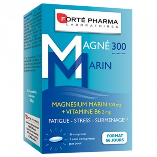 Forté Pharma Magné 300 Marin 56 Comprimés Forté Pharma Magné 300 Marin 56 Comprimés