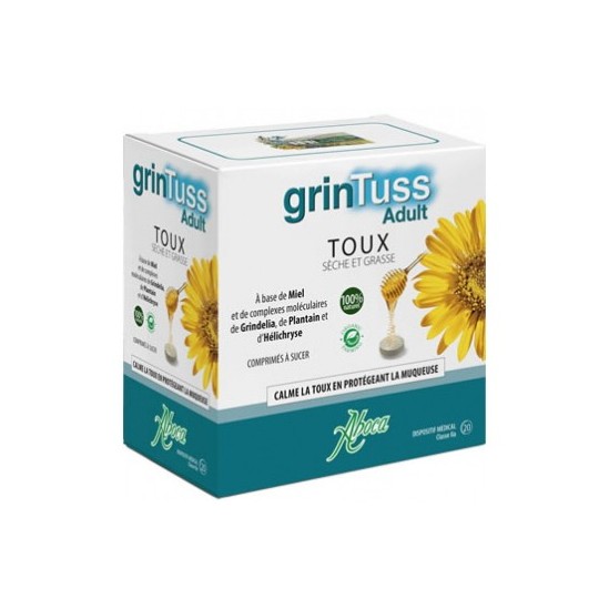 GRINTUSS ADULTE 20 COMPRIMES ABOCA GRINTUSS ADULTE 20 COMPRIMES ABOCA