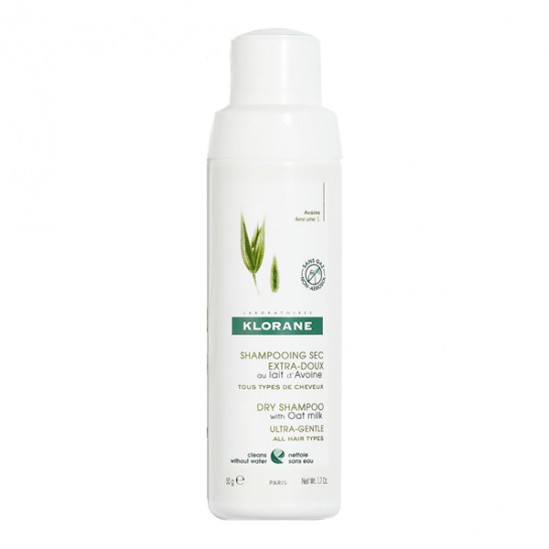 Klorane shampoing sec extra-doux au lait d'Avoine 50g