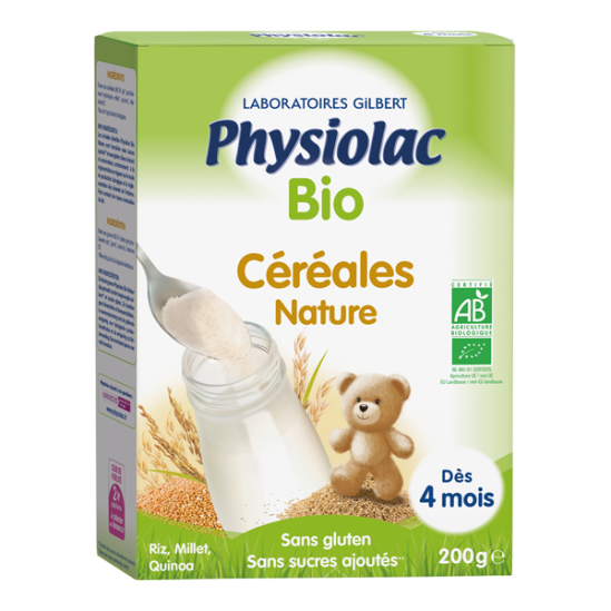PHYSIOLAC CEREALE BIO 200G PHYSIOLAC CEREALE BIO 200G