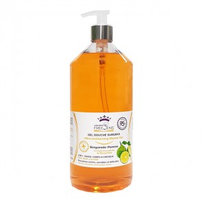 Freesens gel douche surgras bergamote-pomme 1L