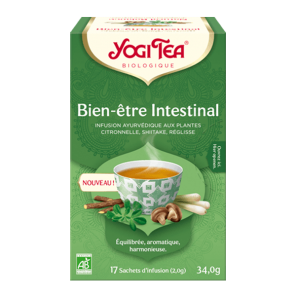 Yogi Tea bio bien-être intestinal 17 sachets 34g