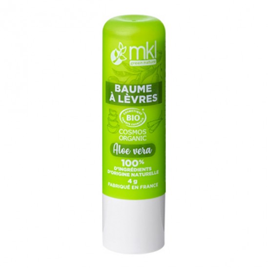 Mkl green nature baume à lèvres bio aloe vera 4g