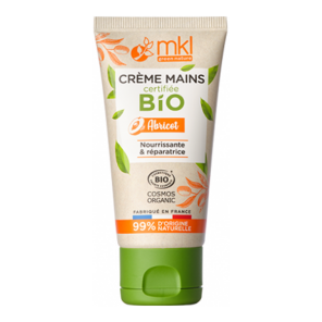 Mkl green nature crème mains certifiée bio abricot 50ml