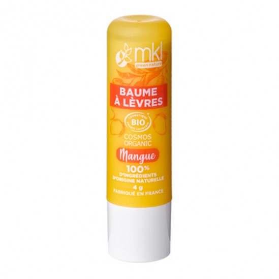 Mkl green nature baume à lèvres bio mangue 4g Mkl green nature baume à lèvres bio mangue 4g