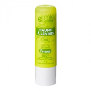 Mkl green nature baume à lèvres bio pomme 4g