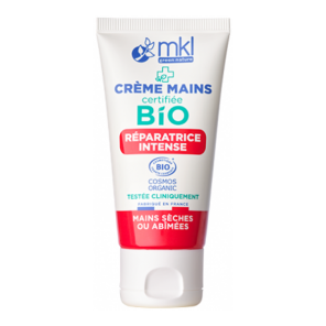 Mkl green nature crème mains certifiée bio réparatrice 50ml