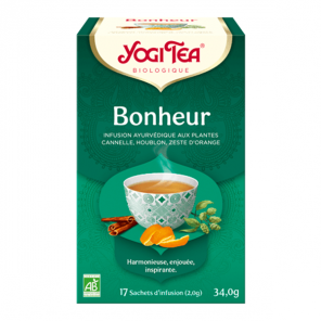 Yogi tea bio bonheur 17 sachets 34g