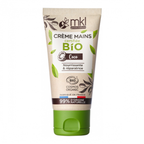 Mkl green nature crème mains certifiée bio aloe vera 50ml