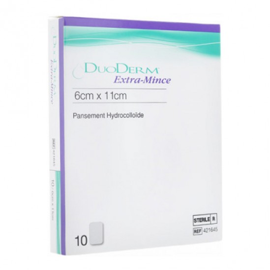 Convatec Duoderm extra-mince 6x11cm 10 pansements Convatec Duoderm extra-mince 6x11cm 10 pansements
