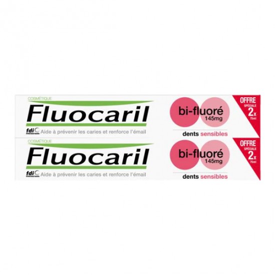 Fluocaril bi-fluoré 145mg dents sensibles 2x75ml