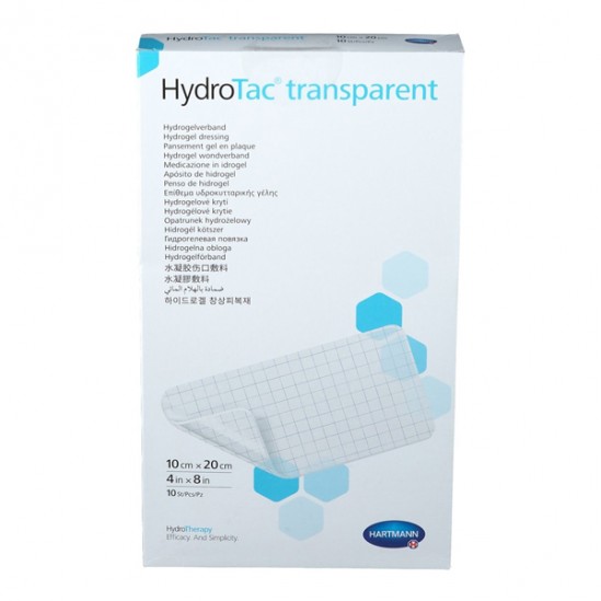 HydroTac pansement transparent 10 x 20cm boîte de 10 HydroTac pansement transparent 10 x 20cm boîte de 10