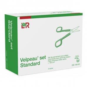 Velpeau set Standard pansement pour plaies chroniques boîte de 5