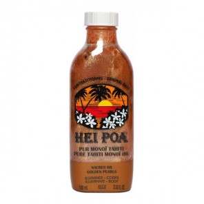 Hei Poa Pur Monoï Tahiti aux Nacres Or 100ml