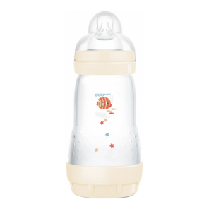 MAM Easy Start Biberons anti-colique coton débit 2 - 260ml+ Tétine plate