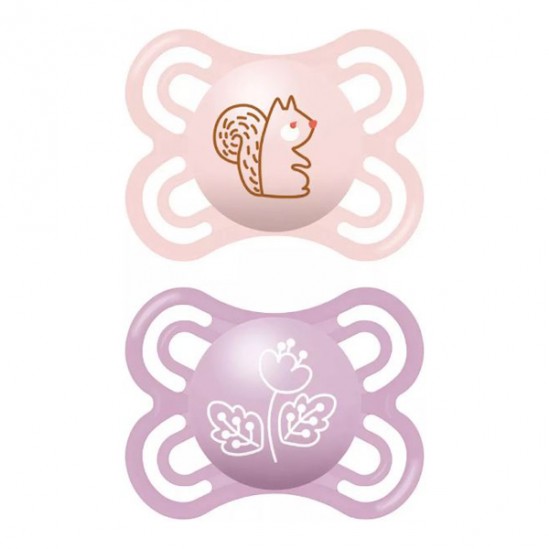 MAM Perfect Nuit 2 sucettes + 6 mois, mouton et girafe MAM Perfect Nuit 2 sucettes + 6 mois, mouton et girafe