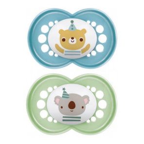 MAM Original Sucettes silicone +6 mois motifs animaux lot de 2