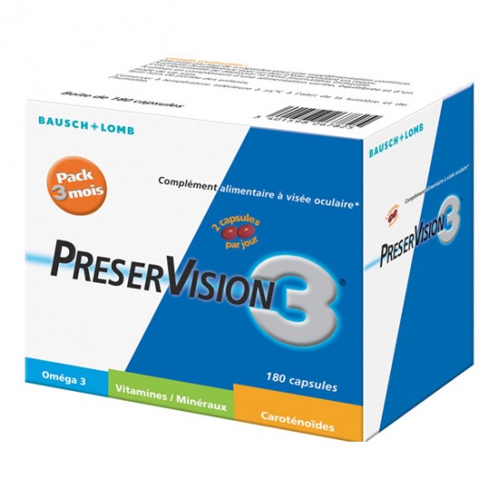 Bausch & Lomb PreserVision 3 - 180 capsules Bausch & Lomb PreserVision 3 - 180 capsules