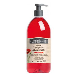 Le Comptoir du Bain savon de Marseille Coquelicot 1L