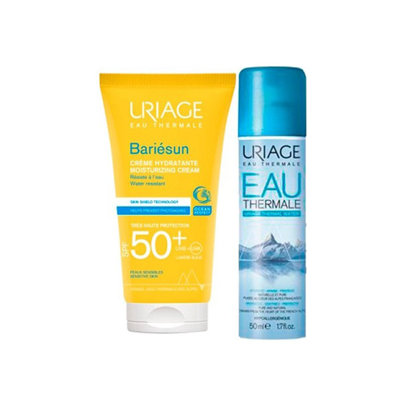 Uriage Bariésun Crème hydratante SPF50+ 50ml + Eau thermale 50ml Uriage Bariésun Crème hydratante SPF50+ 50ml + Eau thermale 50ml
