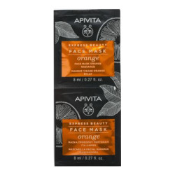 Apivita Express Beauty masque visage radiance à l'orange 2x8ml